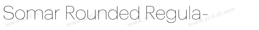Somar Rounded Regula字体转换